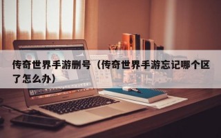 传奇世界手游删号（传奇世界手游忘记哪个区了怎么办）